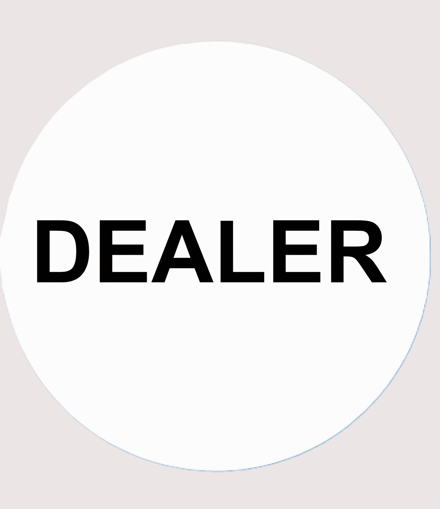 Poker Dealer Button