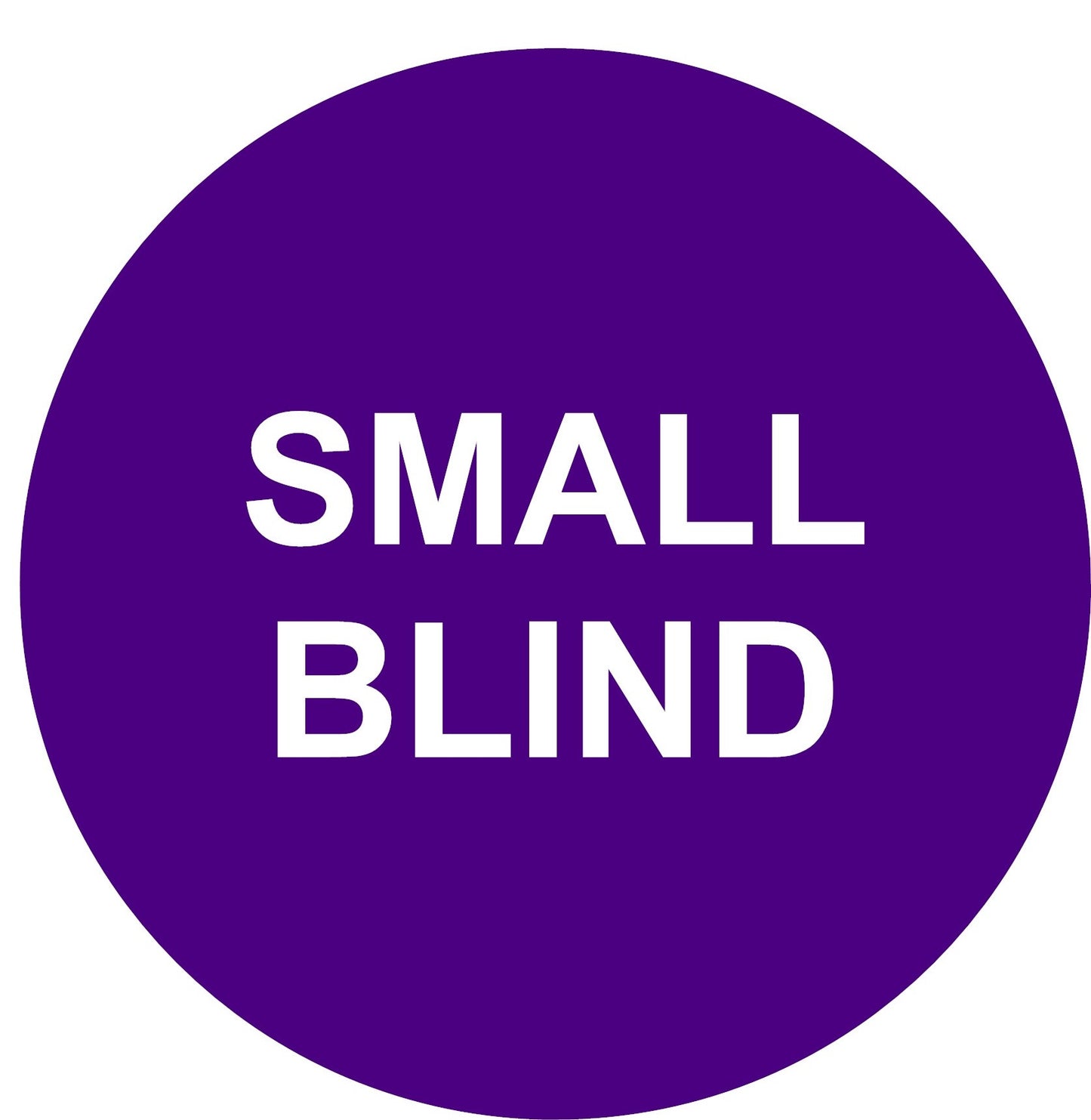 Small Blind Button