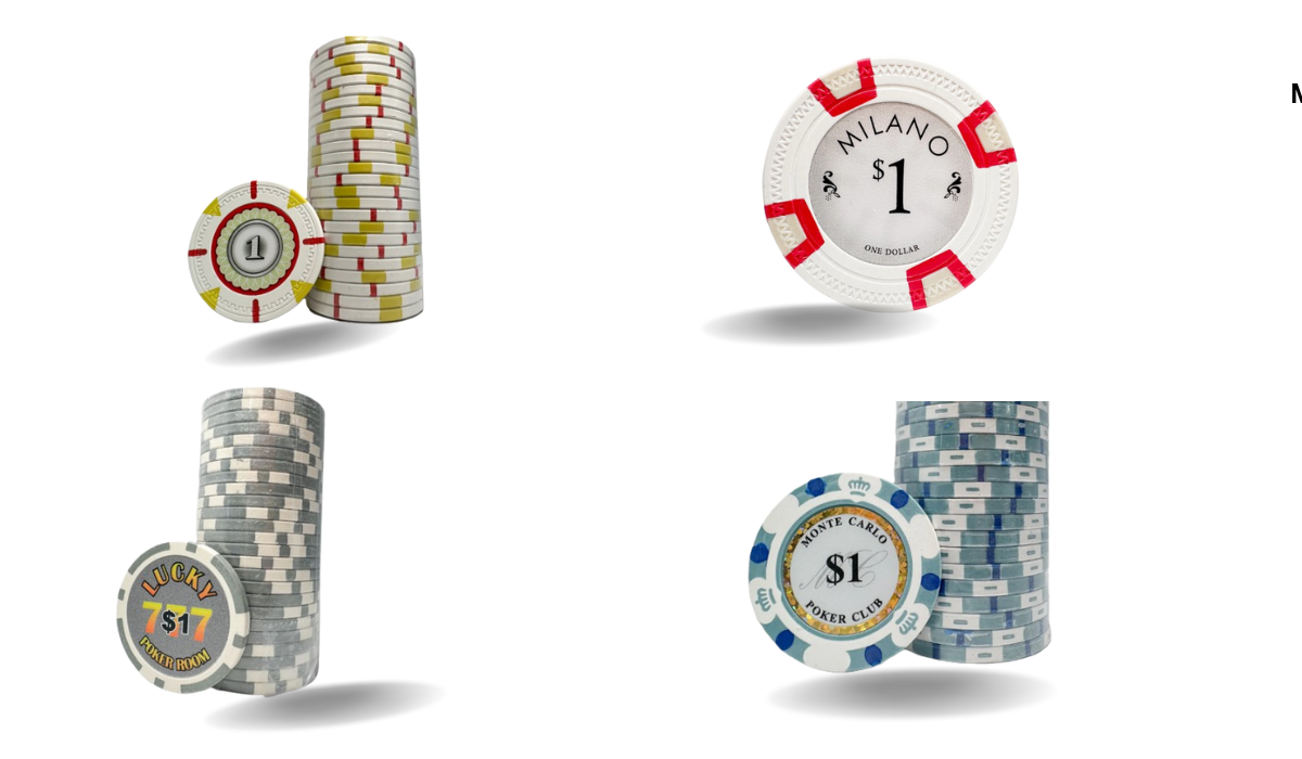 Build Your Own Custom Poker Chips Set – Mix & Match by Denomination