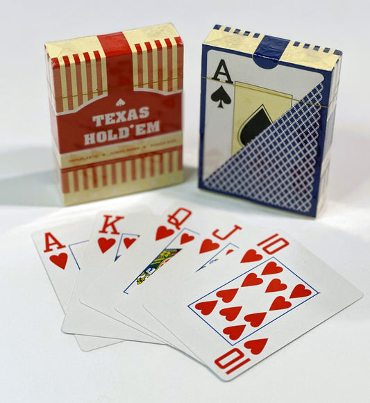 HOLD'EM red and blue cards