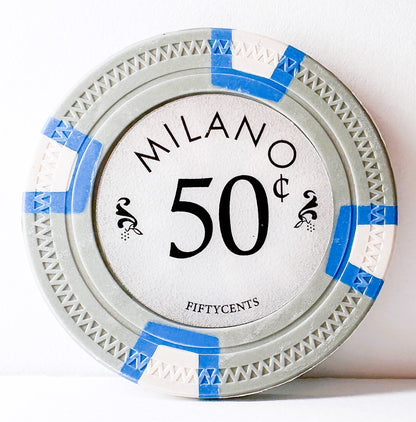 Milano 50 cent poker chip