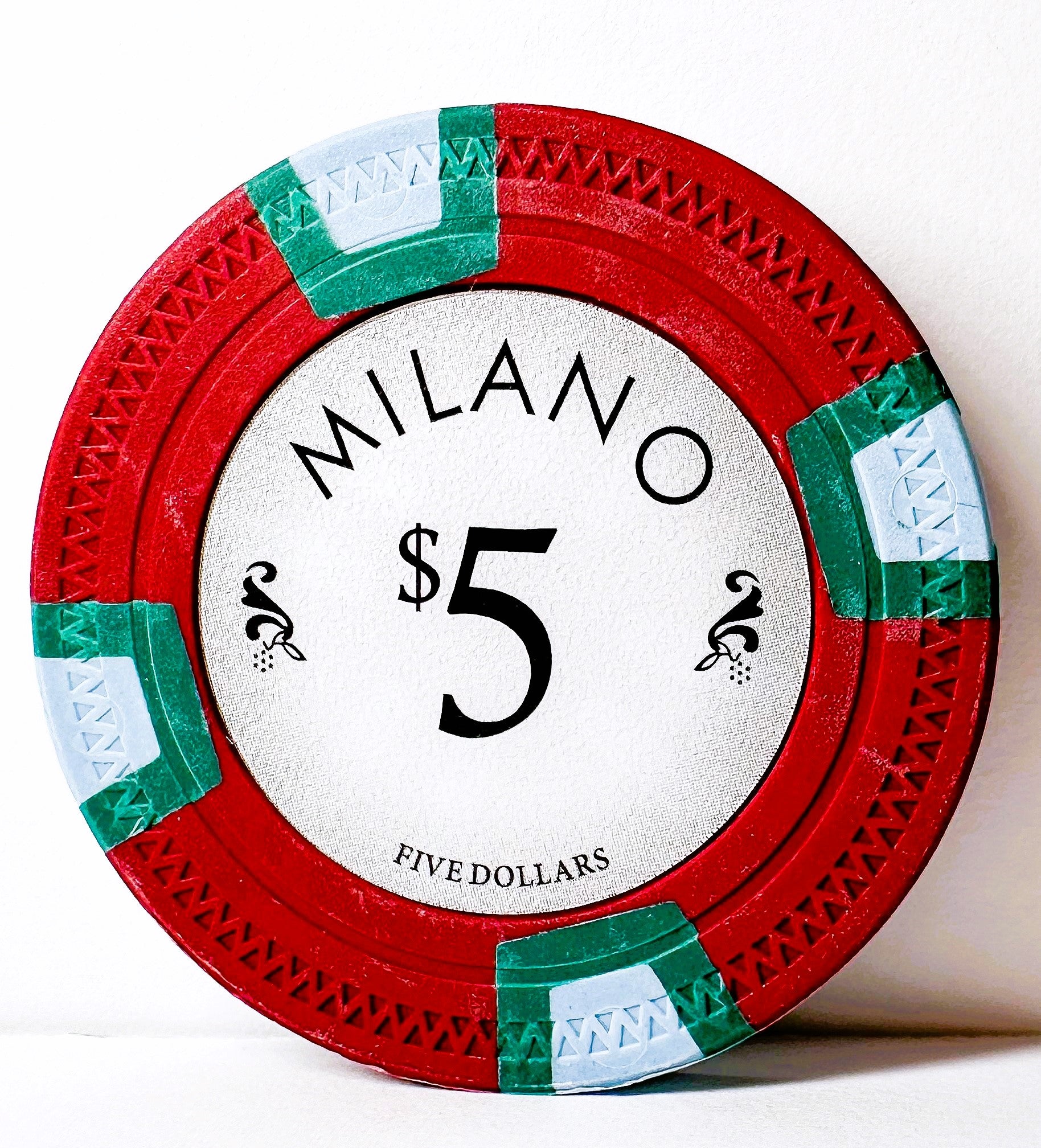 Milano 5 dollar poker chip