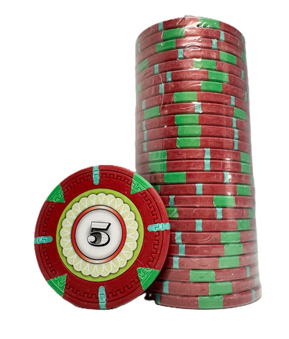 Triangle and stick $5 chip